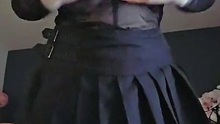 Tattooed MILF vixen flashing her sexy curves and tight holes