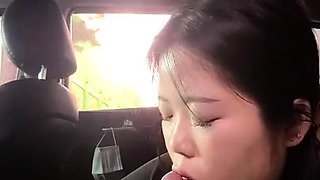 Petite amateur Asian blowjob
