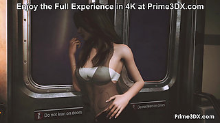 Futa Chick gets Off after a Few Stops! Animation at Prime3DX