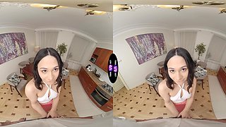 Brunette Roxy Muray indulges in a wild ride with her partner
