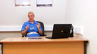 Busty blonde mature solo masturbation for webcam