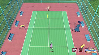 Ep9: Hentai Scenes with Lina and Zheng - Academy Love Saga: Tennis Angels Ex