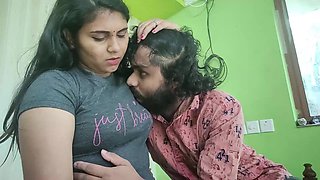 Vaishnavy Dominating Sharun Raj Hot Romance in Hotel Room, Mallu Couple Hot Romance, Girl Domination Romance, Romantic Couple