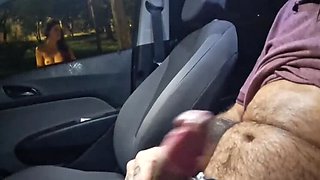 Ksalnovinhos & Fanny Squirting Fuck at Bus Stop - Latina Babe Gets Cumshot in Car