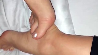 Blonde MILF Wife Selena701 Gets Close Up Foot Worship & Doggy Style in 4K