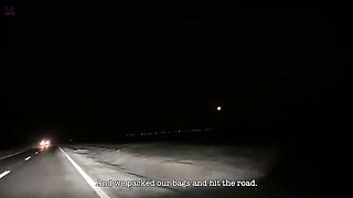 Laura Quest 24 Hour Sex Adventure - Outdoor Public Fucking & Blowjob in Car