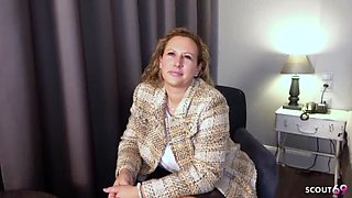 German MILF Kathy Deep Big Ass Natural Tits Casting Fuck No Condom with Snake Dave