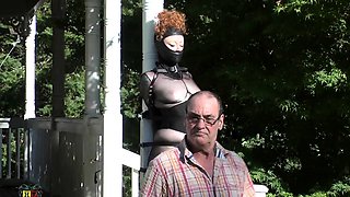 Old boldy has a fetish for his young GF s feet