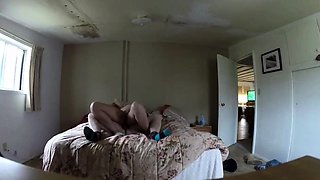 Amateur fucking while on hidden cam