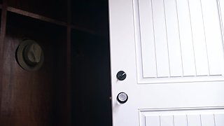 Stacked brunette goes solo toys and masturbation