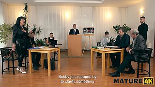 Watch as Elle's busty body gets pounded by her gardener in doggystyle & ends up in court!