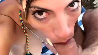 Argentina hardcore deep-throating prick doggystyle in