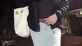 Sissy in Office-Outside