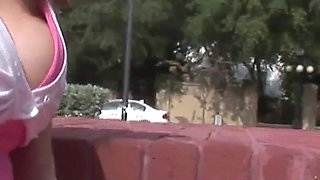 Addison O'riley Flashing Tits & Pussy in Public Gmdg0637