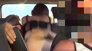 Fucking Tiny Lil Babe in the Uber, She Is so Horny That Jerks off the Driver - Massy Sweet