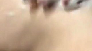 A Girl with Big Tits Cheats and Fucks Herself in the Shower While Her Boyfriend Is Relaxing!