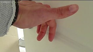 Hot German Secretary in Latex Fucked Hard in Office - Creampie Finish