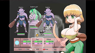 Big boobed hentai babe shows her ass in uncensored anime action