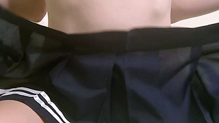 Close up teen foot worship