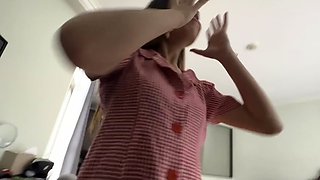 JohnTronX - This gorgeous Thai amateur sucked my dick