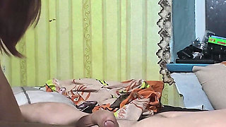 POV She Swallows My Cum After a Long Wet Blowjob - Real Amateur