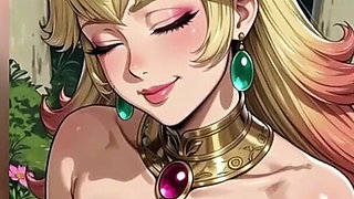 Gol Topless Animation Hot Princess Peach