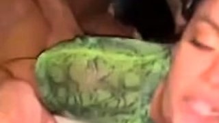 Big cock EXGF interracial busty geek coed blowjob