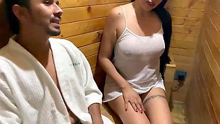 My Neighbor Gives Me a Nice Fuck in the Turkish Bath, I Do It to Get Rid of My Cheating Husband