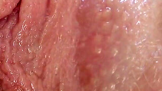 Oiling My Pussy Closeup