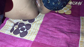 HAIRY PUSSY VAGINA REVIEW AND FORPLAY WITH HER BOYFRIEND IN NIGHT.