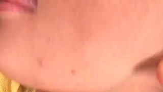 Big titted brunette gives perfect blowjob