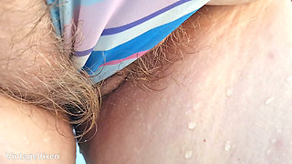Hairy Pussy Camel Toe Bikini - Let Me Show Off My Massive Mammaries For My Men