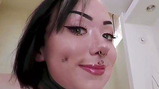 Busty towheaded girl gets heavy anilingus and deep ass-fuck