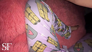 I touch my young hairy pussy midnight and have an orgasm