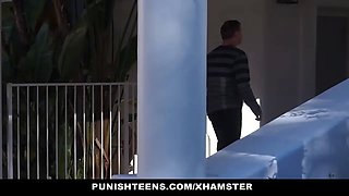 Punishteens - not stepdaughter nailed after partying