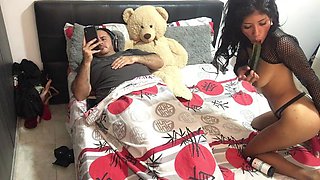 I masturbate next to my stepfather and he doesn t notice. by TatiMartin: Porn