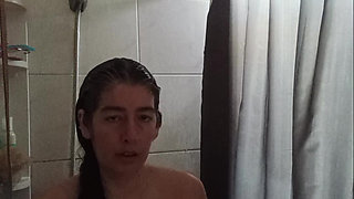 MILF Taking a Shower