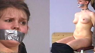 Brunette amateur teen masturbate to her boyfriend