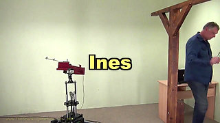 Ines3 Spanking Machine - Breast Whipping