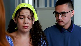 Family Makes New Girl Satine Summers Their Obedient Toy