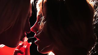 Samantha Saint and Victoria White Play With Candle Wax