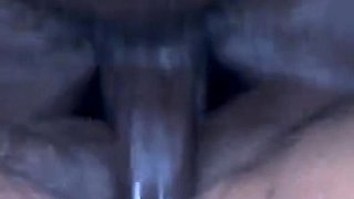 Skinny amateur sucks cock and fingers herself in pov scene