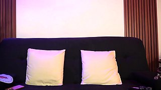 Shemale ladyboy masturbating