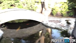 Propertysex my mom's ex-boyfriend creampies me at open mansion