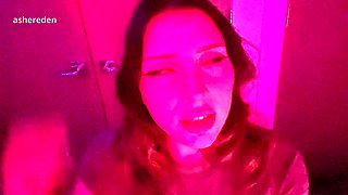 Blonde Temptress in Pantyhose Traps You with Desire