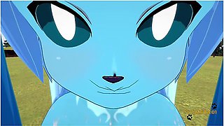 Pokemon Hentai Furry - Pov Glaceon Boobjob And Fucked By Cinderace