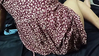 Young Stepbrother Fucks Horny Asian MILF With Big Natural Tits - Viral Creampie