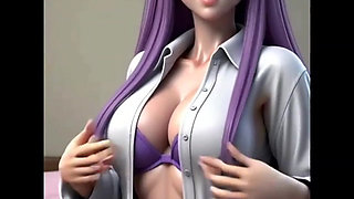 AI anime girls dancing compilation