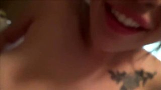 Goth Step Sister Gets Laundry Help From Big Cock Step Brother - Family Therapy Fuck