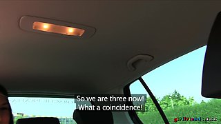 Backseat Slit Eating For Blond hair babe 1 - Girlfriends